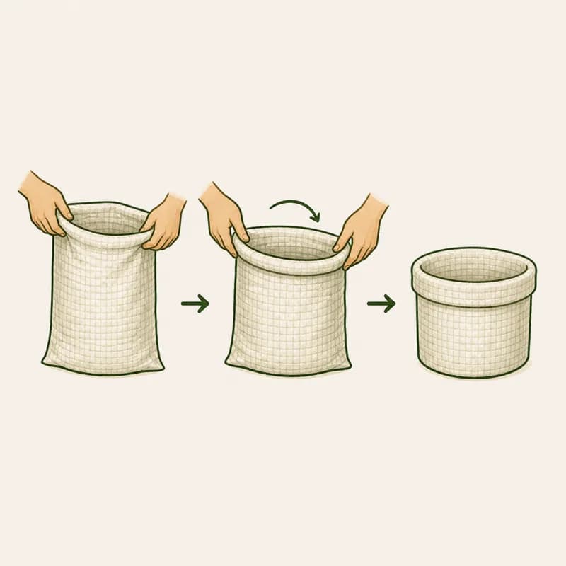 Gulung bibirnya keluar