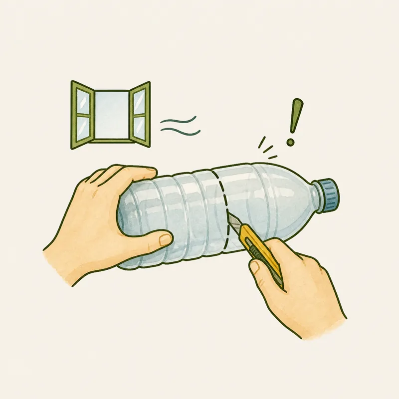 Sebelum pisau menyentuh botol